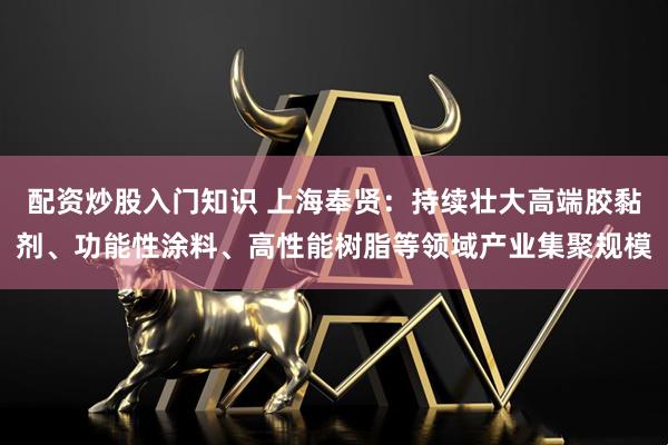 配资炒股入门知识 上海奉贤：持续壮大高端胶黏剂、功能性涂料、高性能树脂等领域产业集聚规模